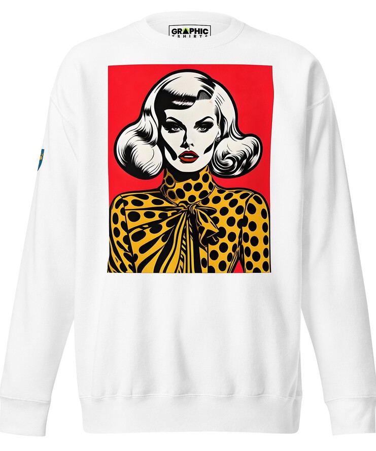 Unisex Premium Sweatshirt - Swedish Vintage Fashion Series v.76 | Sweatshirt | Buy Online | GRAPHIC T-SHIRTS
