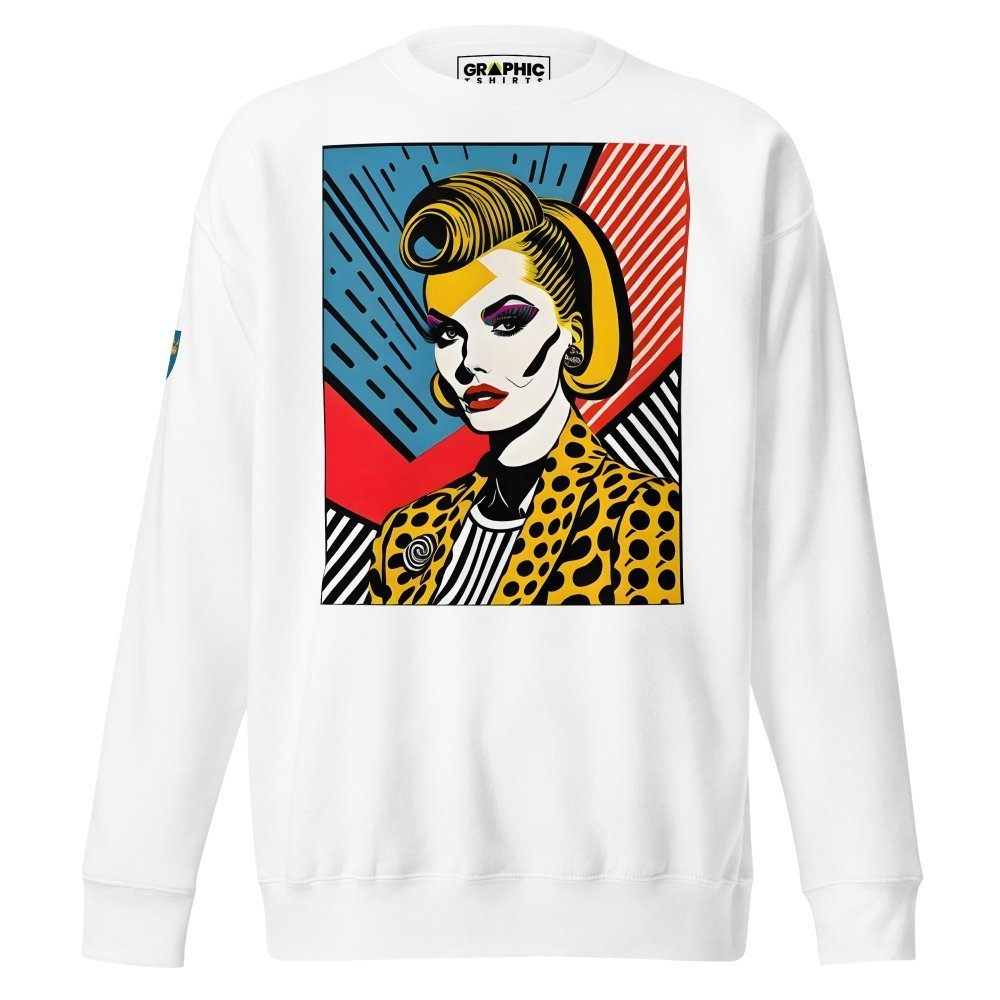 Unisex Premium Sweatshirt - Swedish Vintage Fashion Series v.75 — GRAPHIC T-SHIRTS
