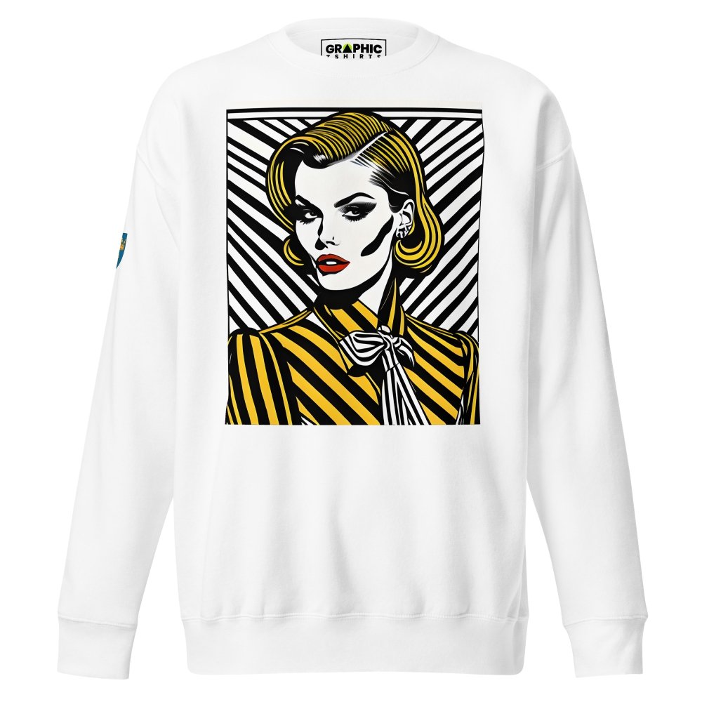 Unisex Premium Sweatshirt - Swedish Vintage Fashion Series v.73 — GRAPHIC T-SHIRTS