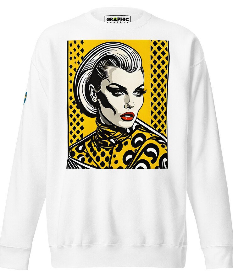 Unisex Premium Sweatshirt - Swedish Vintage Fashion Series v.72 | Sweatshirt | Buy Online | GRAPHIC T-SHIRTS