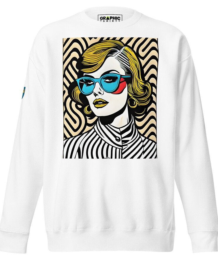 Unisex Premium Sweatshirt - Swedish Vintage Fashion Series v.70 | Sweatshirt | Buy Online | GRAPHIC T-SHIRTS