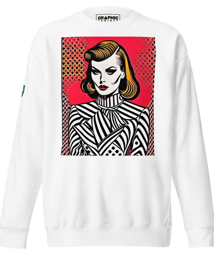 Unisex Premium Sweatshirt - Swedish Vintage Fashion Series v.69 | Sweatshirt | Buy Online | GRAPHIC T-SHIRTS