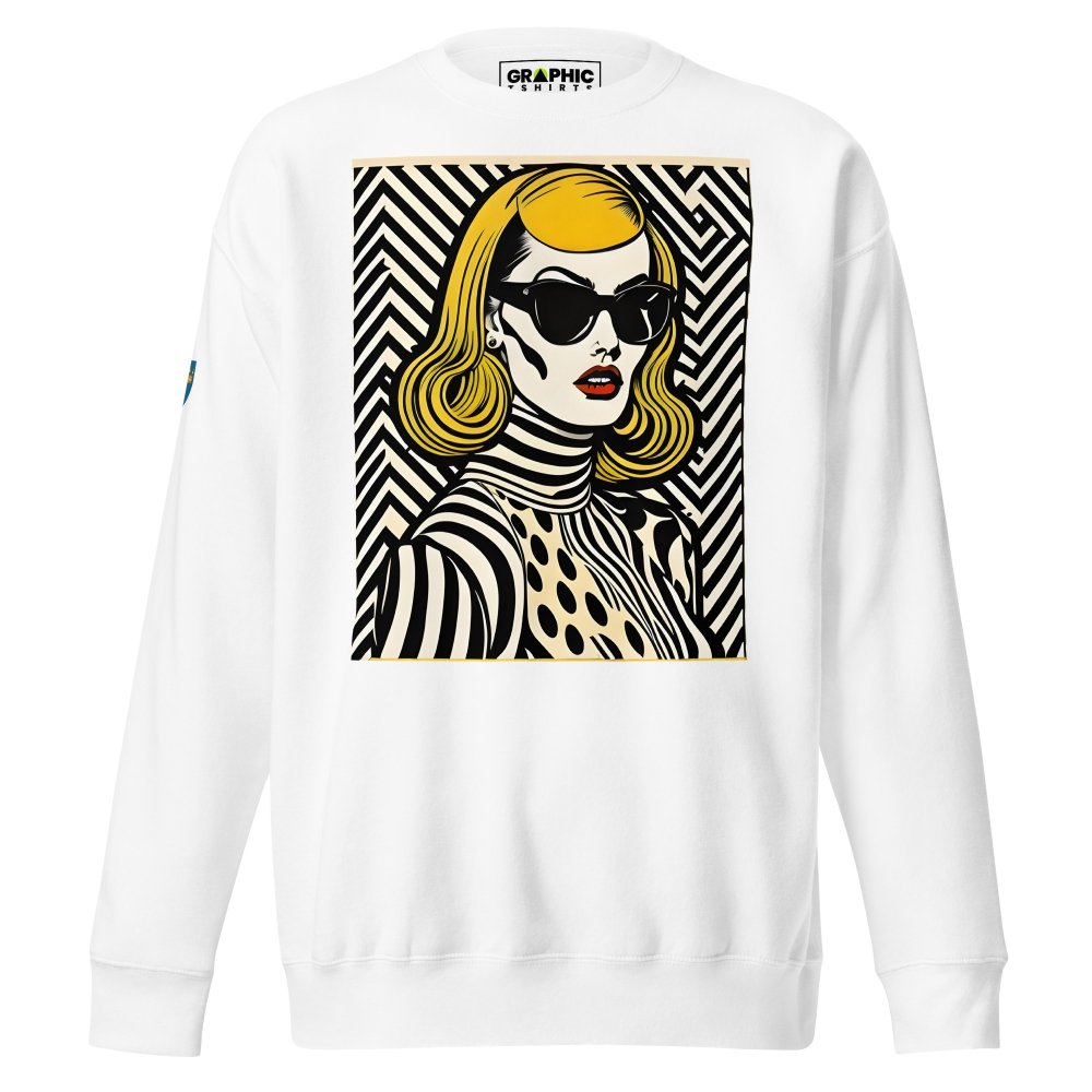 Unisex Premium Sweatshirt - Swedish Vintage Fashion Series v.68 — GRAPHIC T-SHIRTS