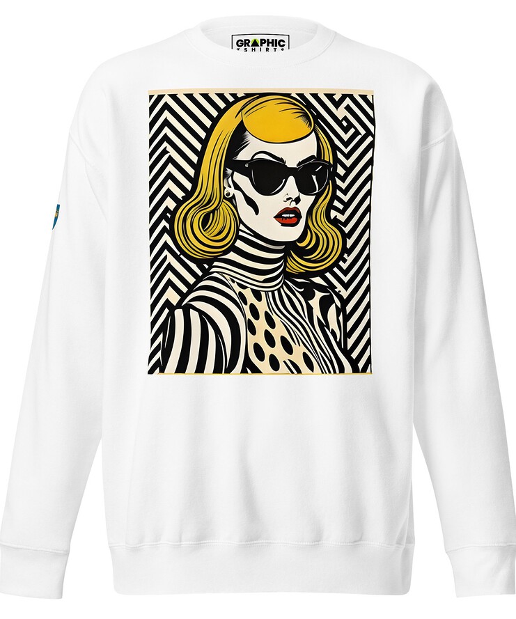 Unisex Premium Sweatshirt - Swedish Vintage Fashion Series v.68 | Sweatshirt | Buy Online | GRAPHIC T-SHIRTS