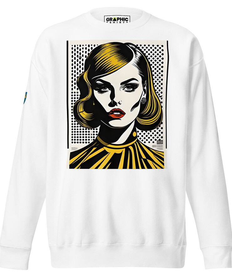Unisex Premium Sweatshirt - Swedish Vintage Fashion Series v.67 | Sweatshirt | Buy Online | GRAPHIC T-SHIRTS