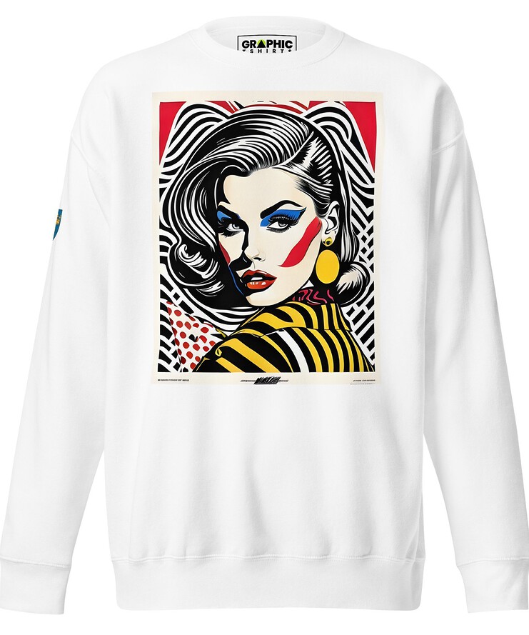 Unisex Premium Sweatshirt - Swedish Vintage Fashion Series v.66 | Sweatshirt | Buy Online | GRAPHIC T-SHIRTS