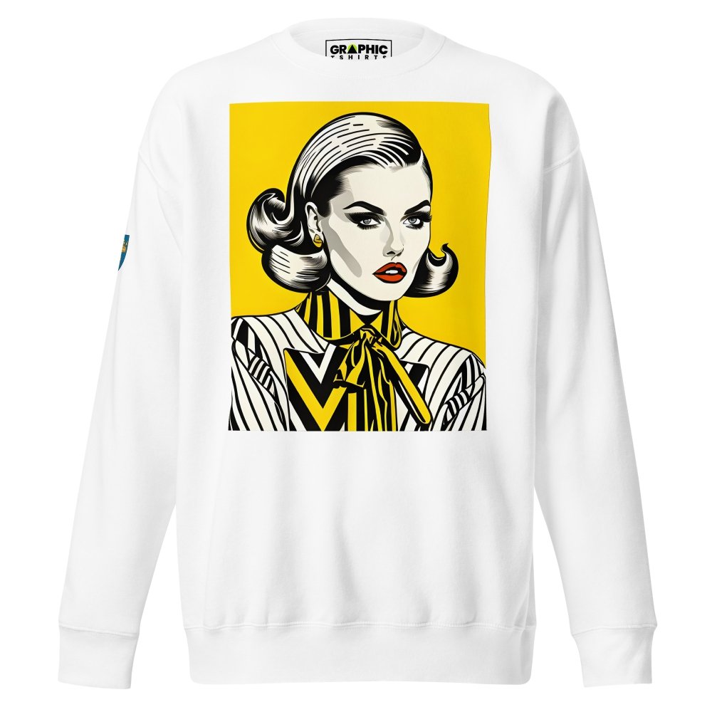 Unisex Premium Sweatshirt - Swedish Vintage Fashion Series v.65 — GRAPHIC T-SHIRTS
