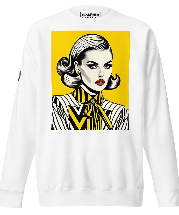 Unisex Premium Sweatshirt - Swedish Vintage Fashion Series v.65 | Sweatshirt | Buy Online | GRAPHIC T-SHIRTS