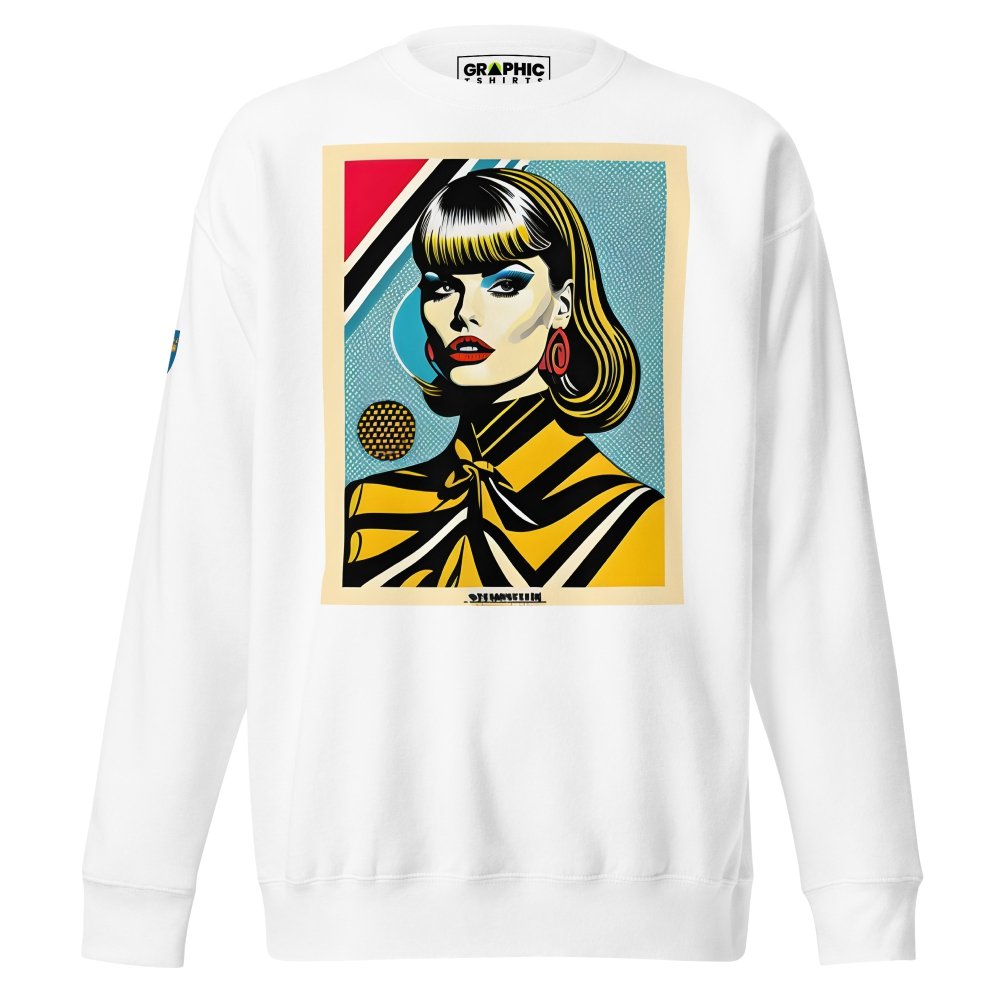 Unisex Premium Sweatshirt - Swedish Vintage Fashion Series v.59 — GRAPHIC T-SHIRTS