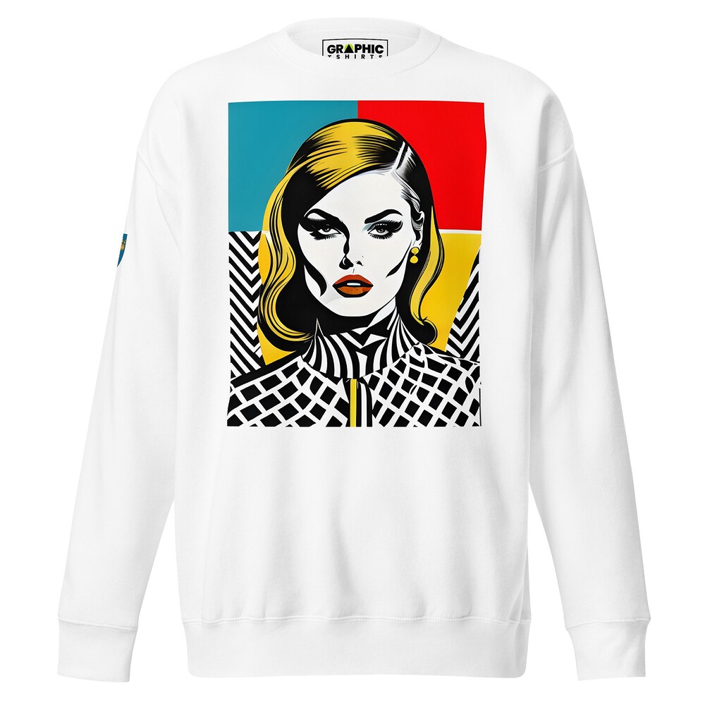 Unisex Premium Sweatshirt - Swedish Vintage Fashion Series v.58 — GRAPHIC T-SHIRTS