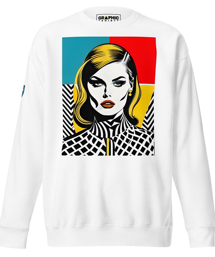 Unisex Premium Sweatshirt - Swedish Vintage Fashion Series v.58 | Sweatshirt | Buy Online | GRAPHIC T-SHIRTS