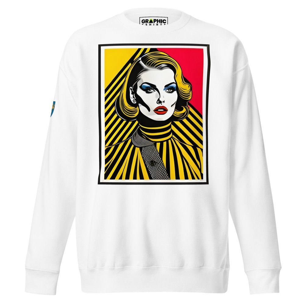 Unisex Premium Sweatshirt - Swedish Vintage Fashion Series v.57 — GRAPHIC T-SHIRTS
