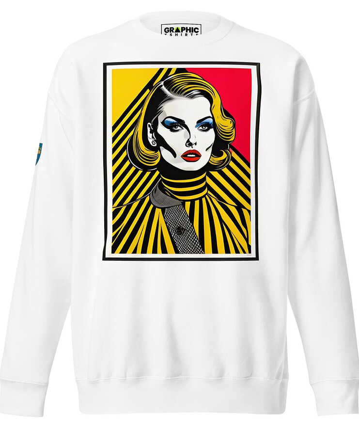 Unisex Premium Sweatshirt - Swedish Vintage Fashion Series v.57 | Sweatshirt | Buy Online | GRAPHIC T-SHIRTS