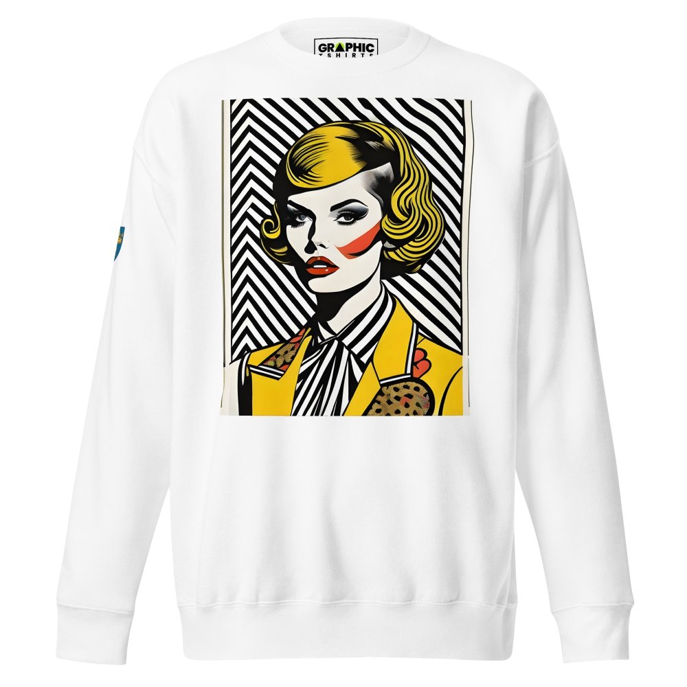 Unisex Premium Sweatshirt - Swedish Vintage Fashion Series v.74 — GRAPHIC T-SHIRTS