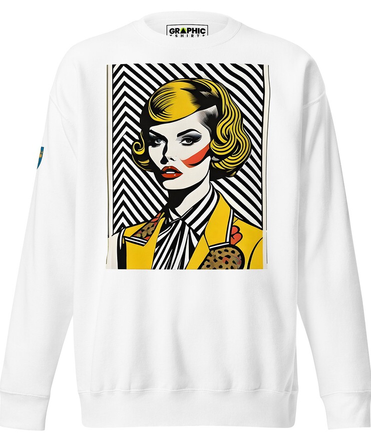 Unisex Premium Sweatshirt - Swedish Vintage Fashion Series v.74 | Sweatshirt | Buy Online | GRAPHIC T-SHIRTS