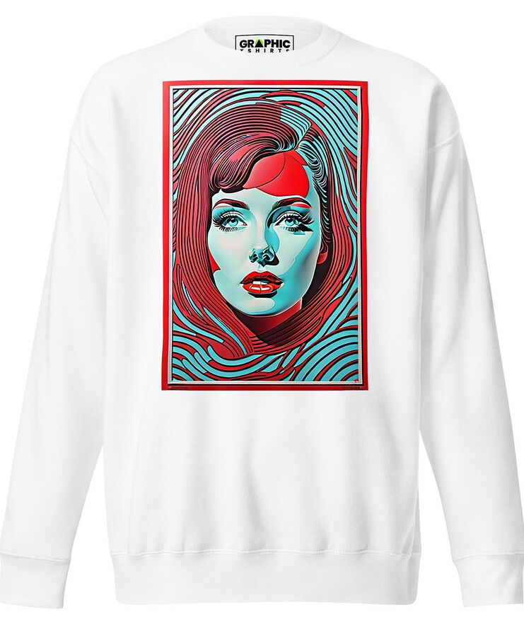 Unisex Premium Sweatshirt - Vintage American Superstar Series v.14 | Sweatshirt | Buy Online | GRAPHIC T-SHIRTS