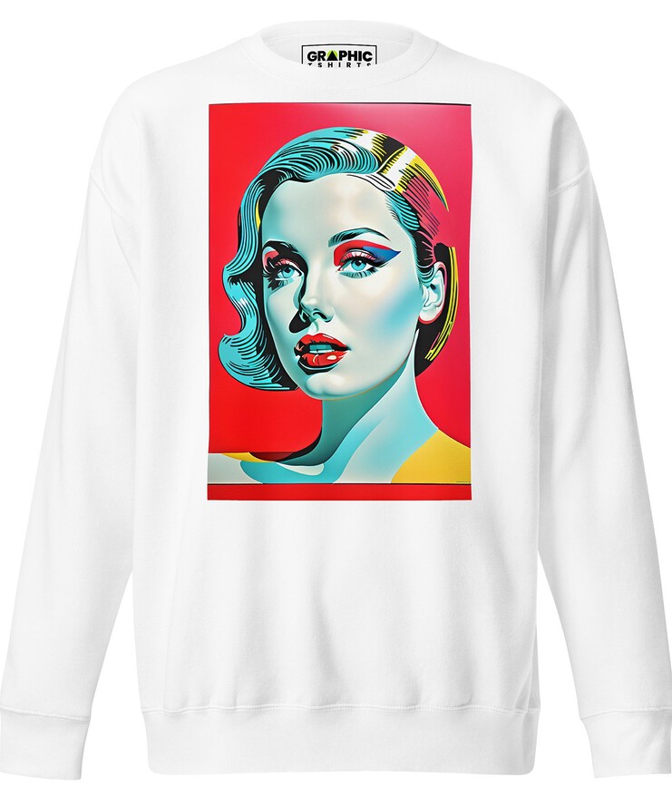 Unisex Premium Sweatshirt - Vintage American Superstar Series v.13 | Sweatshirt | Buy Online | GRAPHIC T-SHIRTS
