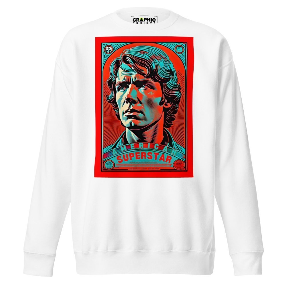 Unisex Premium Sweatshirt - Vintage American Superstar Series v.9 — GRAPHIC T-SHIRTS