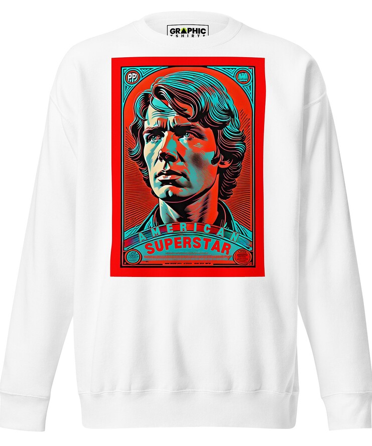 Unisex Premium Sweatshirt - Vintage American Superstar Series v.9 | Sweatshirt | Buy Online | GRAPHIC T-SHIRTS