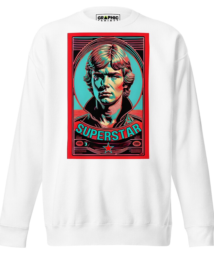 Unisex Premium Sweatshirt - Vintage American Superstar Series v.8 | Sweatshirt | Buy Online | GRAPHIC T-SHIRTS
