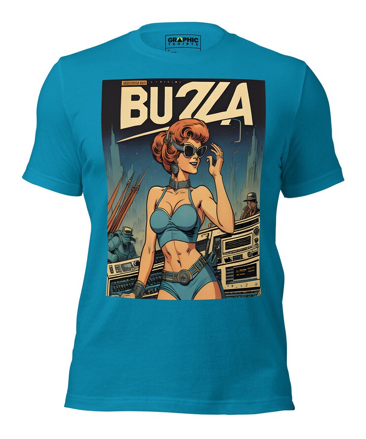 Unisex Crew Neck T-Shirt - Ibiza Night Club Heroes Comic Series v.43 | T-Shirt | Buy Online | GRAPHIC T-SHIRTS