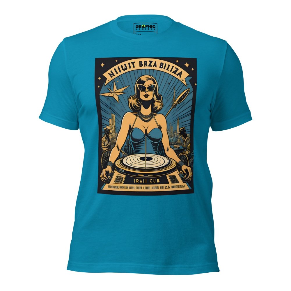 Unisex Crew Neck T-Shirt - Ibiza Night Club Heroes Comic Series v.27 — GRAPHIC T-SHIRTS