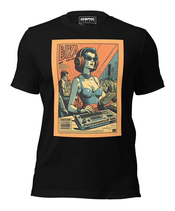 Unisex Crew Neck T-Shirt - Ibiza Night Club Heroes Comic Series v.48 | T-Shirt | Buy Online | GRAPHIC T-SHIRTS