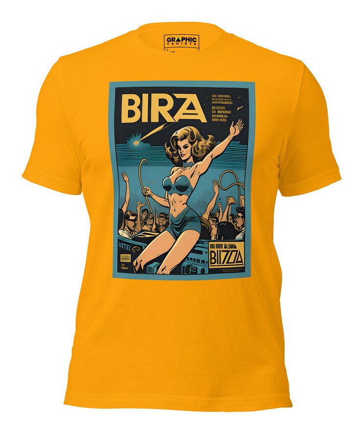 Unisex Crew Neck T-Shirt - Ibiza Night Club Heroes Comic Series v.49 | T-Shirt | Buy Online | GRAPHIC T-SHIRTS