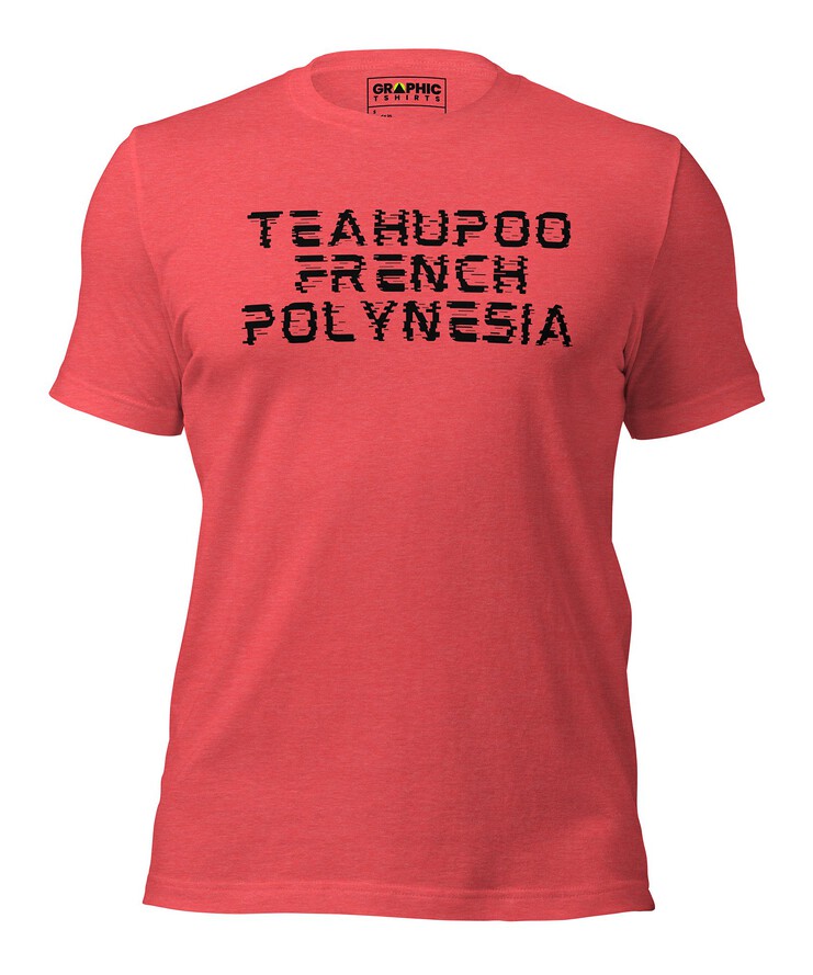 Unisex Crew Neck T-Shirt - Teahupoo French Polynesia | T-Shirt | Buy Online | GRAPHIC T-SHIRTS