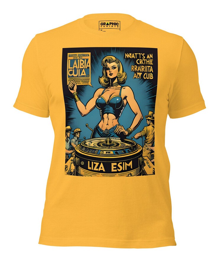 Unisex Crew Neck T-Shirt - Ibiza Night Club Heroes Comic Series v.25 | T-Shirt | Buy Online | GRAPHIC T-SHIRTS