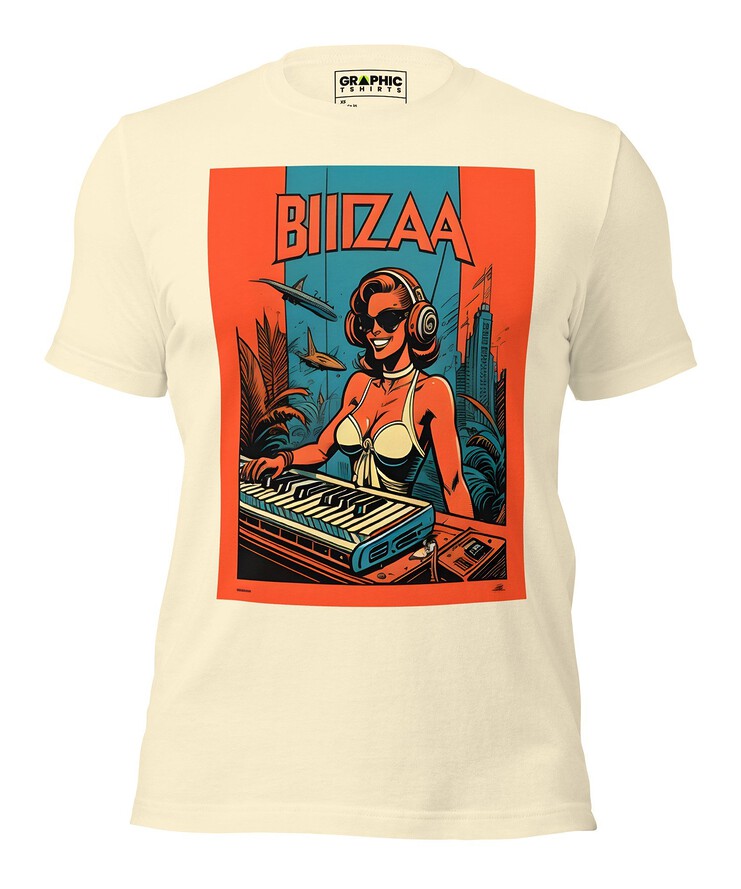 Unisex Crew Neck T-Shirt - Ibiza Night Club Heroes Comic Series v.36 | T-Shirt | Buy Online | GRAPHIC T-SHIRTS