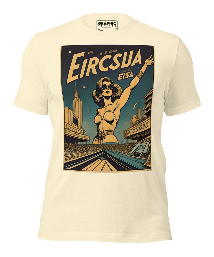 Unisex Crew Neck T-Shirt - Ibiza Night Club Heroes Comic Series v.28 | T-Shirt | Buy Online | GRAPHIC T-SHIRTS
