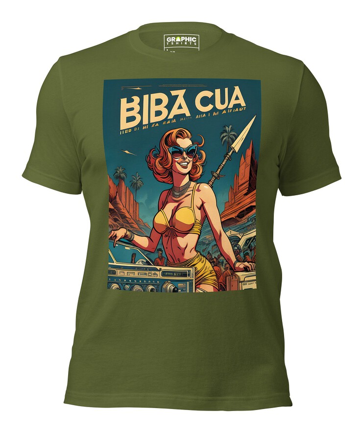 Unisex Crew Neck T-Shirt - Ibiza Night Club Heroes Comic Series v.20 | T-Shirt | Buy Online | GRAPHIC T-SHIRTS