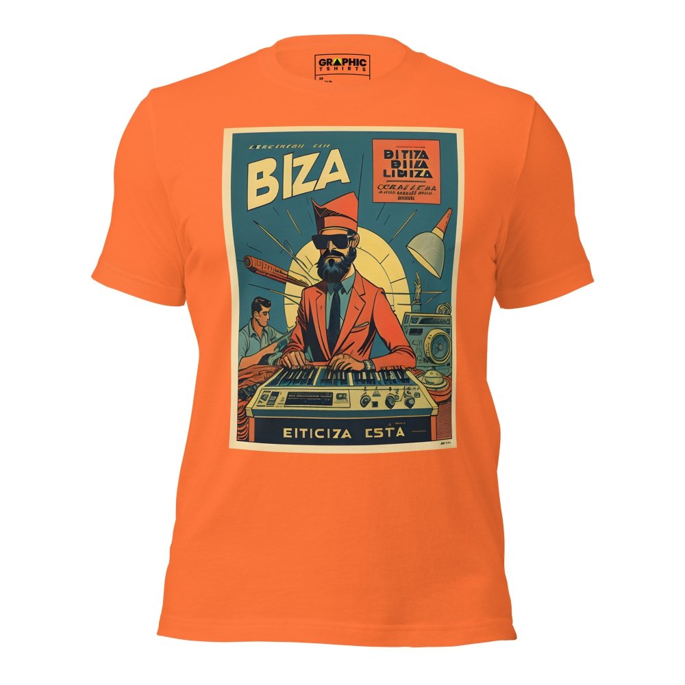 Unisex Crew Neck T-Shirt - Ibiza Night Club Heroes Comic Series v.47 — GRAPHIC T-SHIRTS