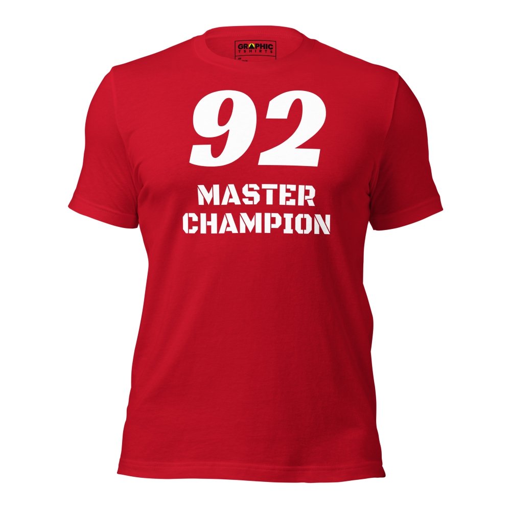 Unisex Crew Neck T-Shirt - 92 Master Champion — GRAPHIC T-SHIRTS