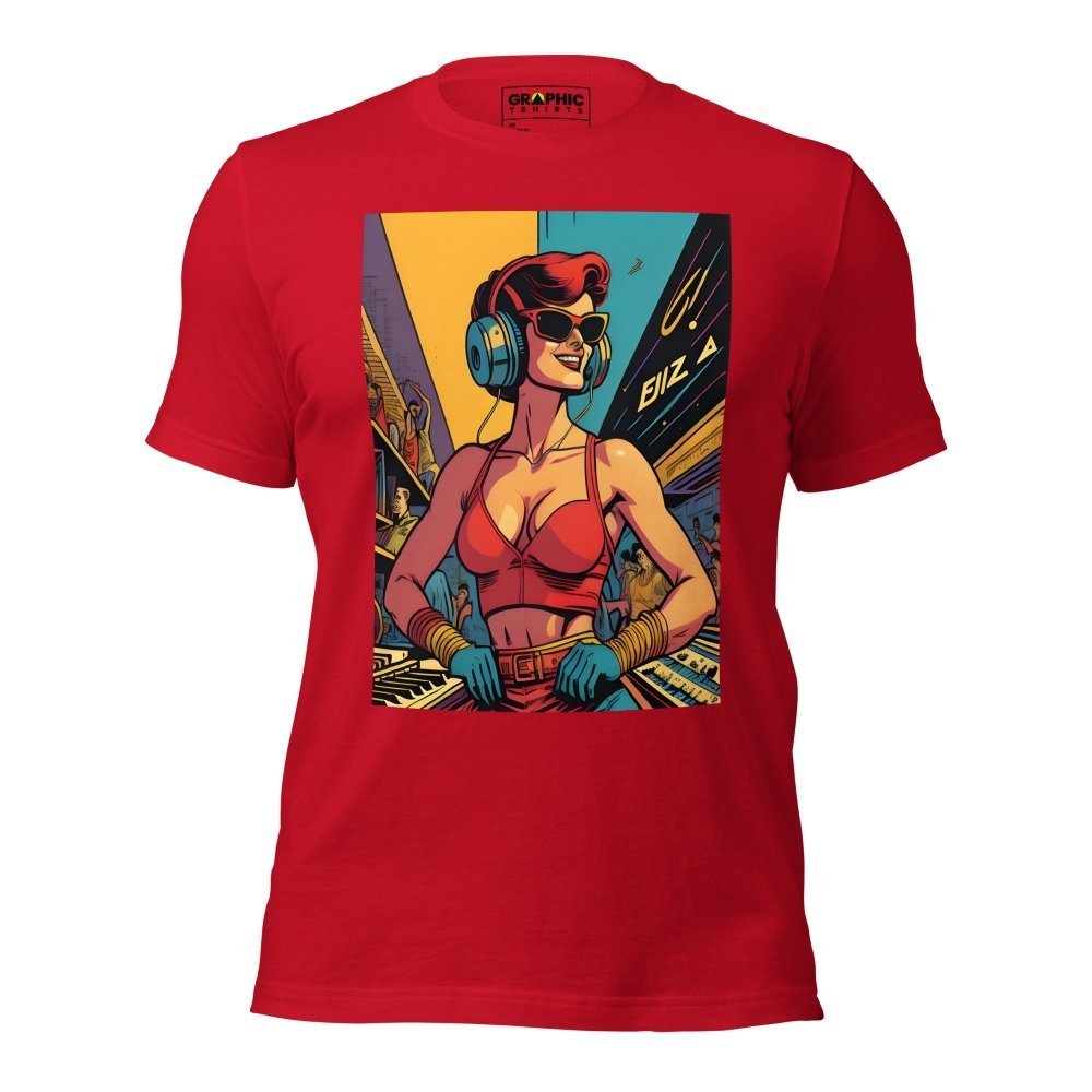 Unisex Crew Neck T-Shirt - Ibiza Night Club Heroes Comic Series v.50 — GRAPHIC T-SHIRTS