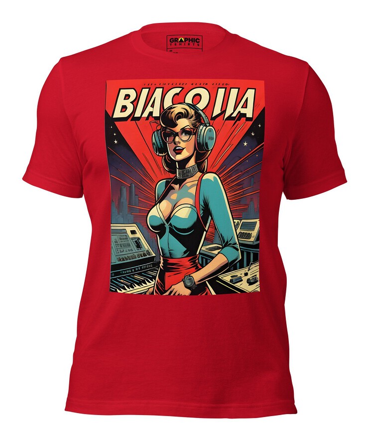 Unisex Crew Neck T-Shirt - Ibiza Night Club Heroes Comic Series v.6 | T-Shirt | Buy Online | GRAPHIC T-SHIRTS