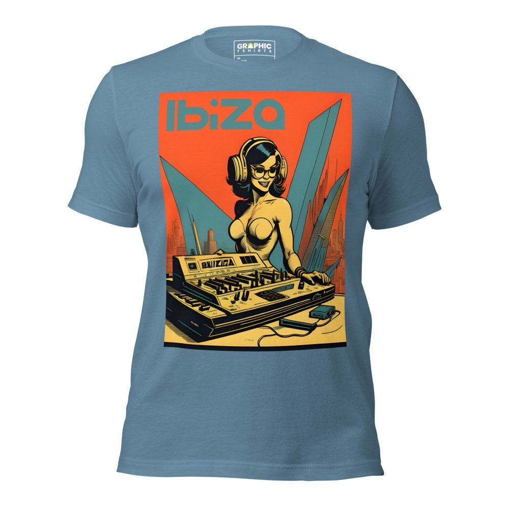 Unisex Crew Neck T-Shirt - Ibiza Night Club Heroes Comic Series v.37 — GRAPHIC T-SHIRTS