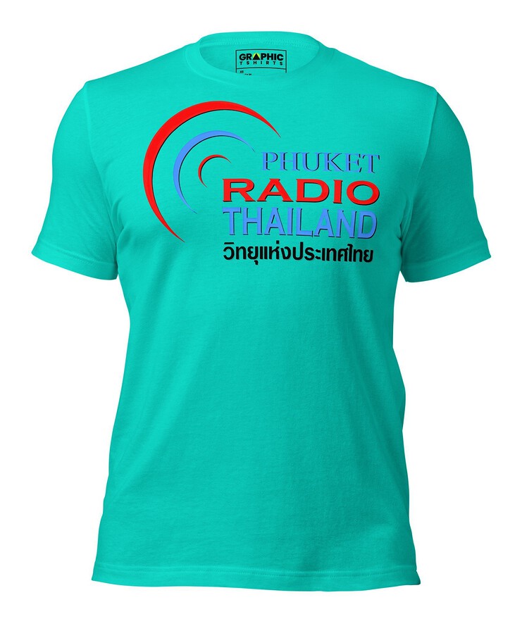 Unisex Crew Neck T-Shirt - Radio Thailand Phuket | T-Shirt | Buy Online | GRAPHIC T-SHIRTS