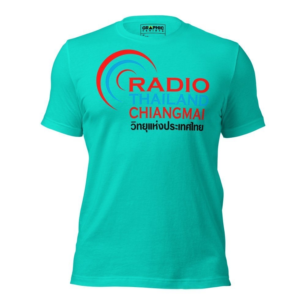 Unisex Crew Neck T-Shirt - Radio Thailand Chiangmai — GRAPHIC T-SHIRTS