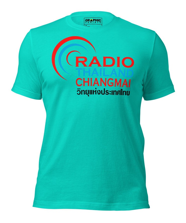 Unisex Crew Neck T-Shirt - Radio Thailand Chiangmai | T-Shirt | Buy Online | GRAPHIC T-SHIRTS