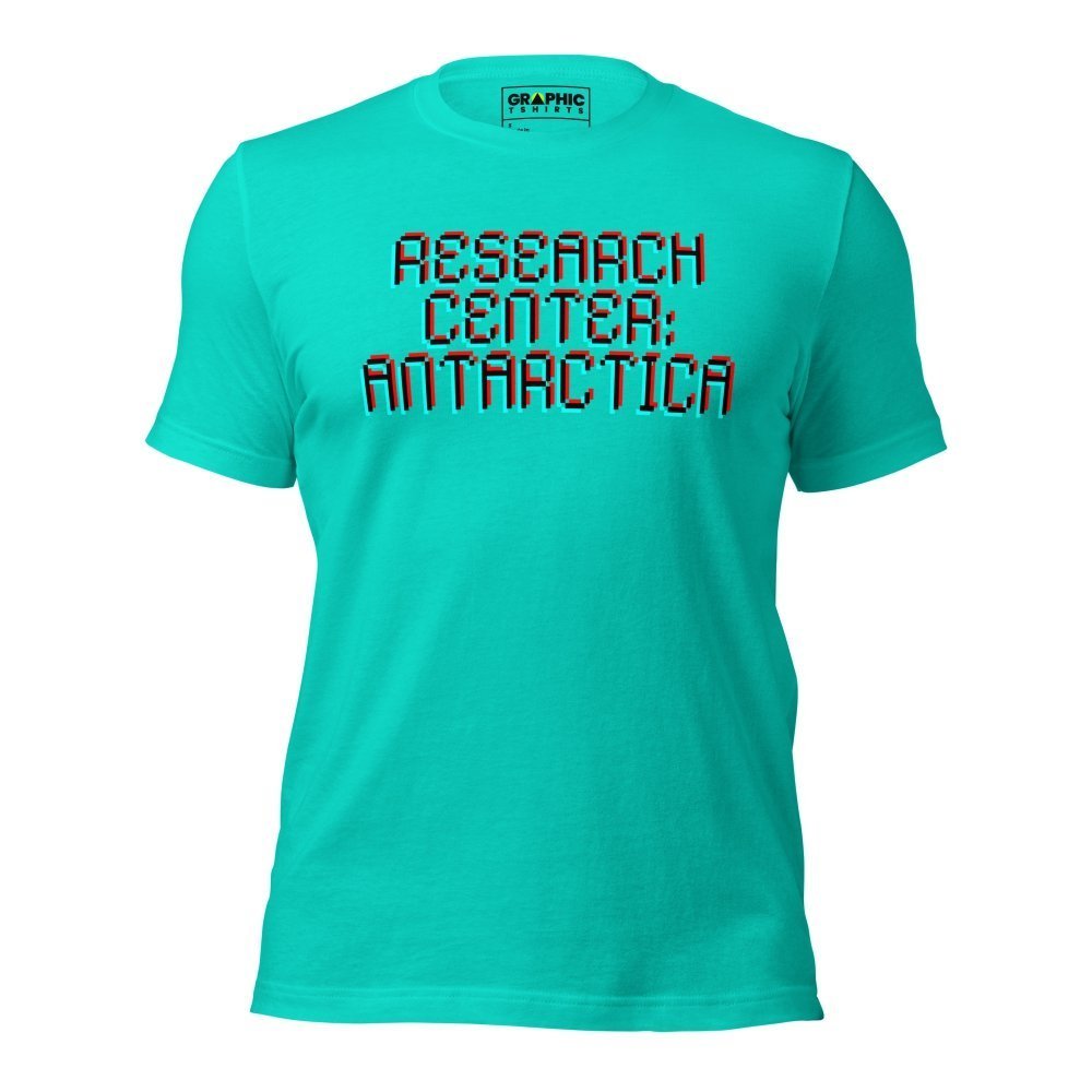 Unisex Crew Neck T-Shirt - Research Center Antarctica — GRAPHIC T-SHIRTS