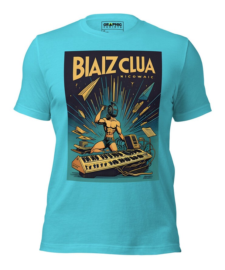 Unisex Crew Neck T-Shirt - Ibiza Night Club Heroes Comic Series v.45 | T-Shirt | Buy Online | GRAPHIC T-SHIRTS