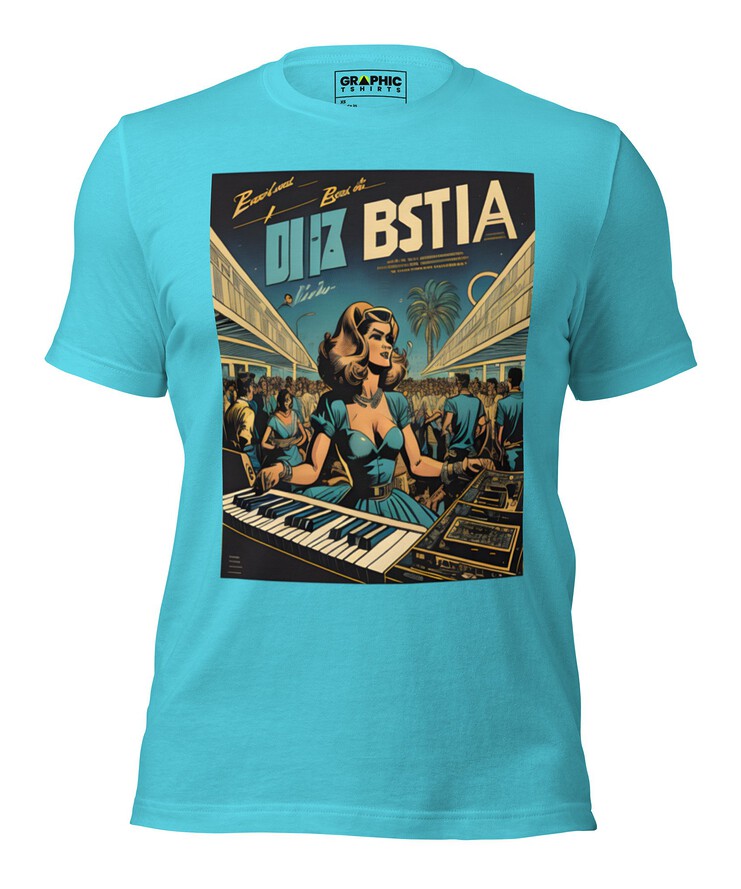 Unisex Crew Neck T-Shirt - Ibiza Night Club Heroes Comic Series v.41 | T-Shirt | Buy Online | GRAPHIC T-SHIRTS