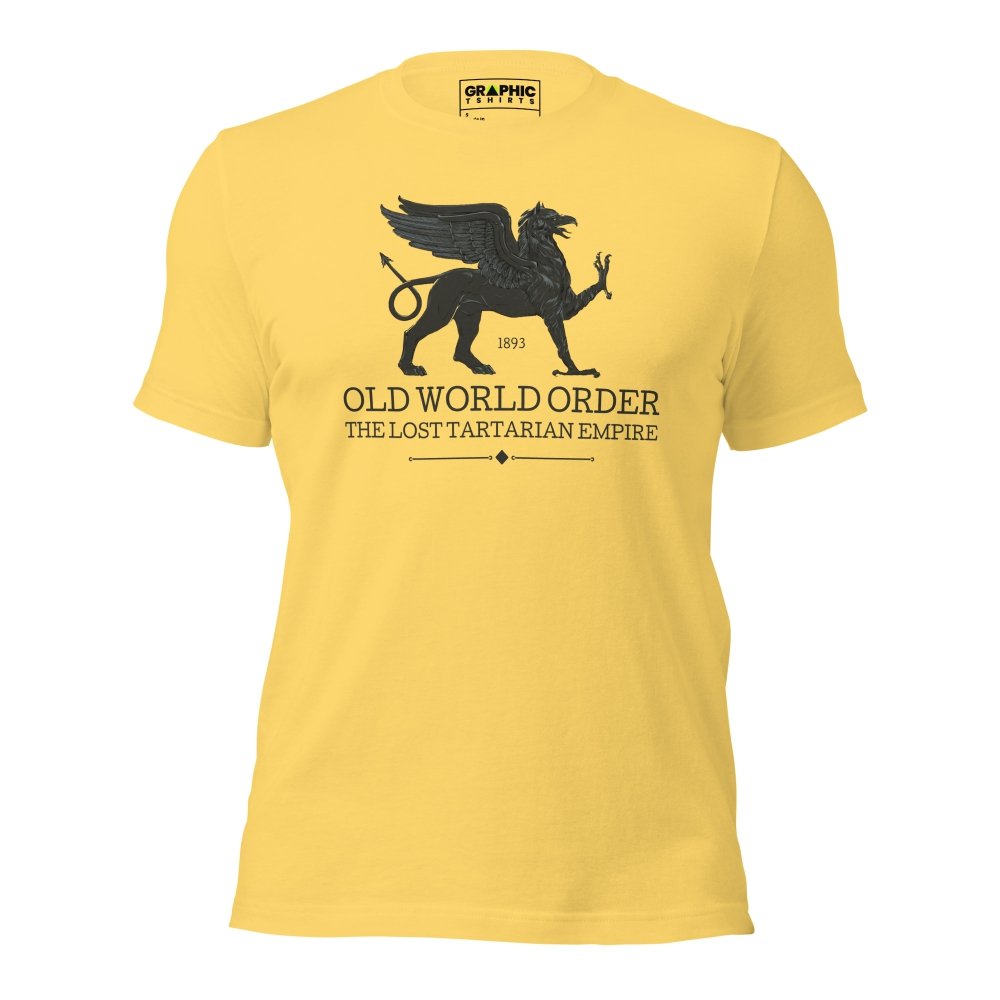 Unisex Crew Neck T-Shirt - Old World Order The Lost Tartarian Empire — GRAPHIC T-SHIRTS