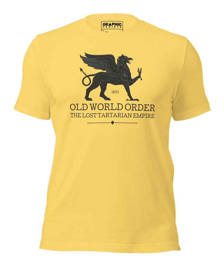 Unisex Crew Neck T-Shirt - Old World Order The Lost Tartarian Empire | T-Shirt | Buy Online | GRAPHIC T-SHIRTS