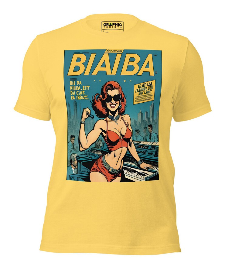 Unisex Crew Neck T-Shirt - Ibiza Night Club Heroes Comic Series v.31 | T-Shirt | Buy Online | GRAPHIC T-SHIRTS
