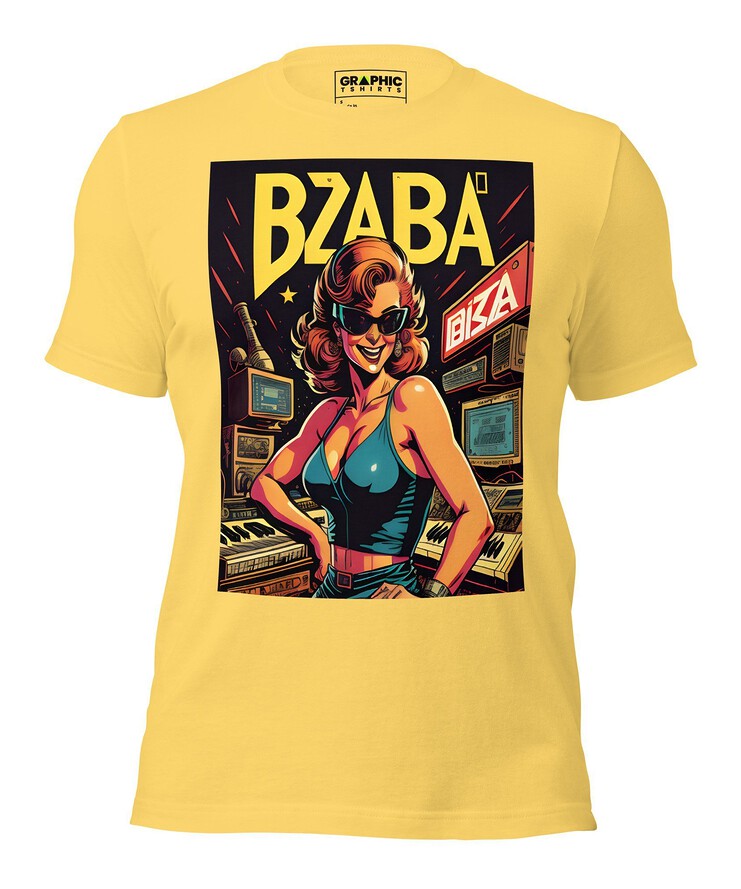 Unisex Crew Neck T-Shirt - Ibiza Night Club Heroes Comic Series v.10 | T-Shirt | Buy Online | GRAPHIC T-SHIRTS