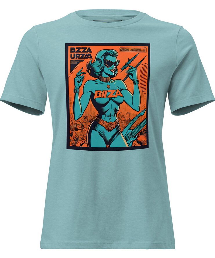 Women's Relaxed T-Shirt - Ibiza Night Club Heroes Comic Series v.15 | T-Shirt | Buy Online | GRAPHIC T-SHIRTS