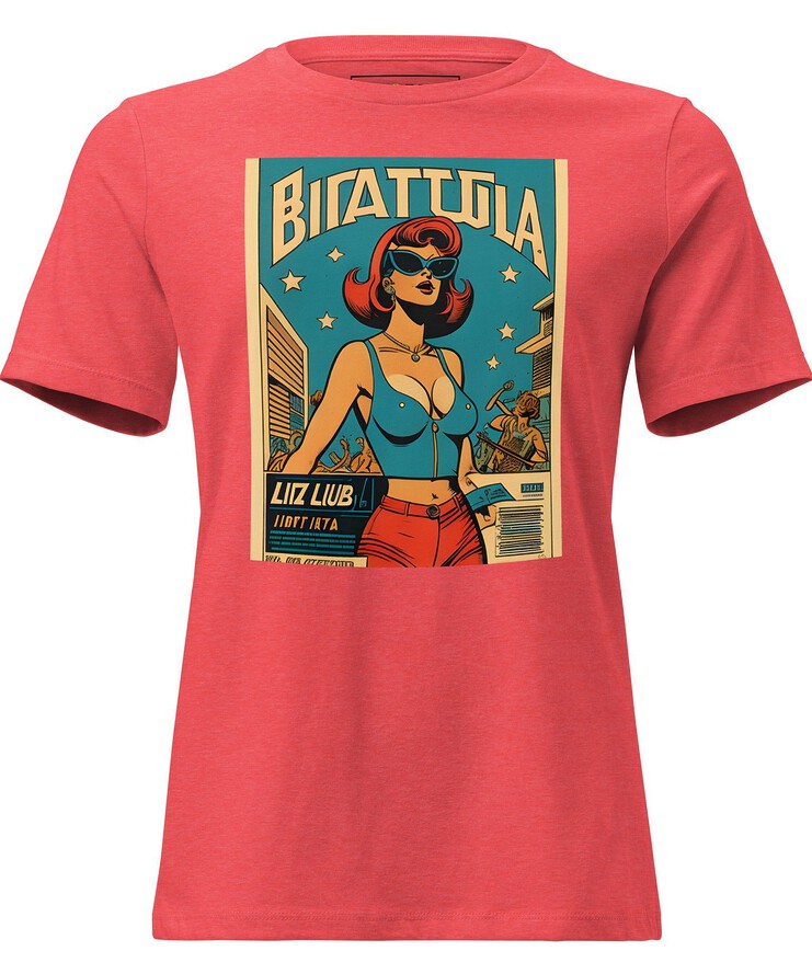 Women's Relaxed T-Shirt - Ibiza Night Club Heroes Comic Series v.18 | T-Shirt | Buy Online | GRAPHIC T-SHIRTS